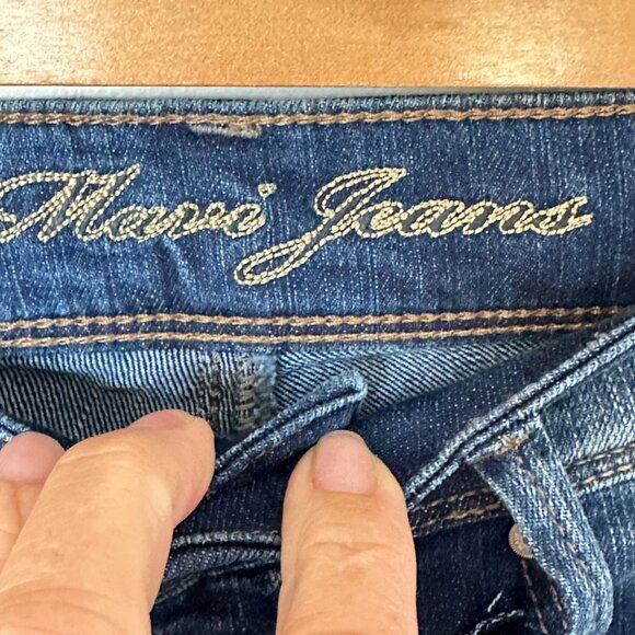 NEW Mavi Jeans‎ Molly Regular Rise Classic Boot Cut Dark Wash Boho Size 27 - Picture 6 of 12